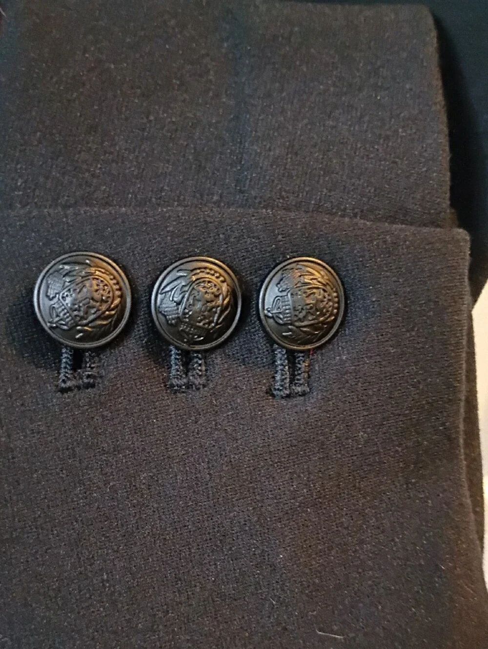 Lane Bryant Black Double-Breasted Suit Jacket - Picture 4 of 6